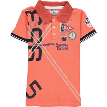 Chlapecké tričko Tričko Geographical Norway Koralle 9453441 164