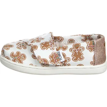 Dívčí tenisky Boty TOMS Weiß/ Hellbraun 3771141 19.5