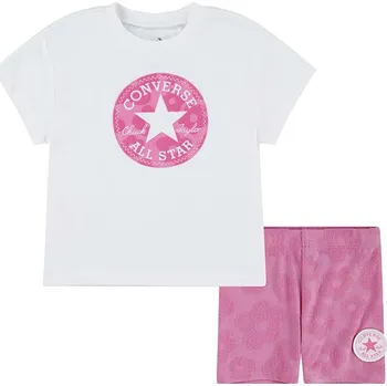 Dívčí tričko Tričko Converse Weiß/ Pink 8379123 110