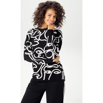 Dámský svetr Aniston Schwarz/ Weiß 8146412 44