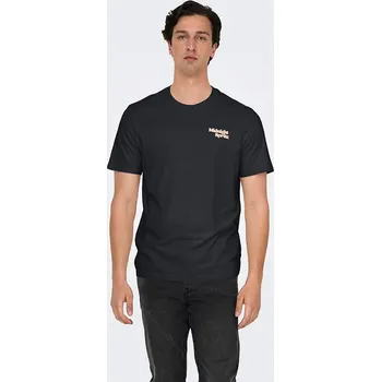Tričko ONLY & SONS Schwarz 4178372 M