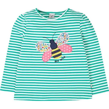 Dívčí tričko Tričko Frugi Grün/ Weiß 8821544 92