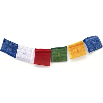 Tibetské modlitební vlaječky 16x20cm 10ks