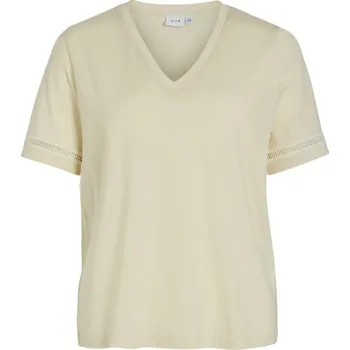 Tričko Vila Creme 2393766 XS