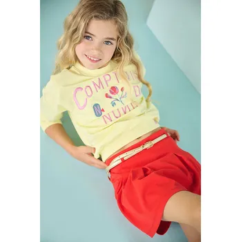 Dívčí mikina No-No Gelb 104133 140