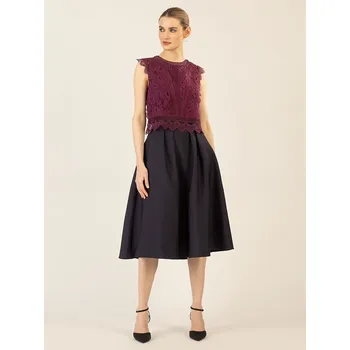 Dámské tričko APART Aubergine 6044946 40