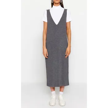 Dámské šaty Šaty trendyol Grau 8327623 M
