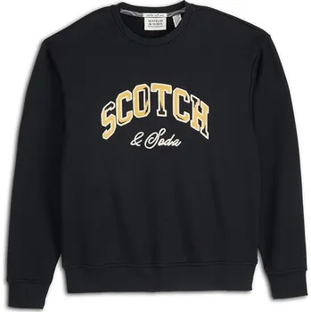 Pánská mikina Mikina Scotch & Soda Schwarz 9877774 XL