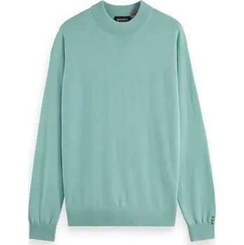 Pánský svetr Svetr Scotch & Soda Türkis 6913313 XL