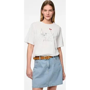 Tričko Pieces Weiß 4036507 XS