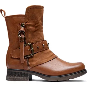 Dámské kozačky Boty Foreverfolie Camel 451876 39