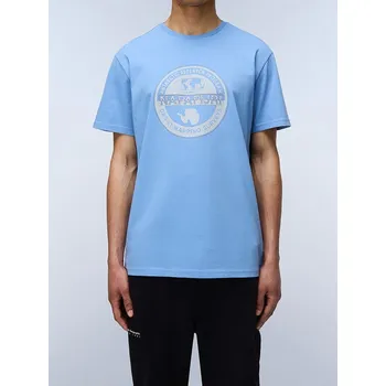 Pánské tričko Tričko Napapijri Hellblau 7473600 XS