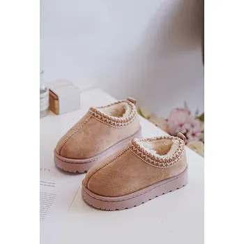 Dívčí kozačky Rock & Joy Beige 9685894 28