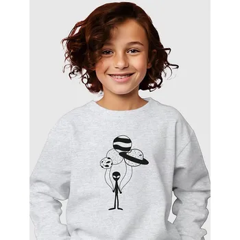 Dívčí mikina WOOOP Grau 2246398 152