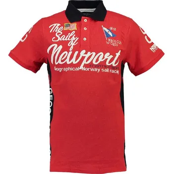 Chlapecké tričko Tričko Geographical Norway Rot/ Schwarz 6464673 140