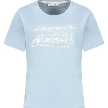 Dámské tričko Tričko Geographical Norway Hellblau 7969344 M