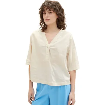 Dámské tričko Tom Tailor Beige 7373556 46