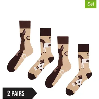 Pánské ponožky Ponožky Dedoles Beige/ Dunkelbraun 6022503 39