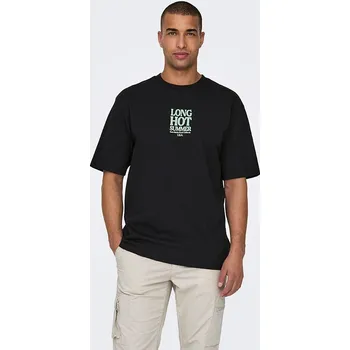 Tričko ONLY & SONS Schwarz 9327545 L