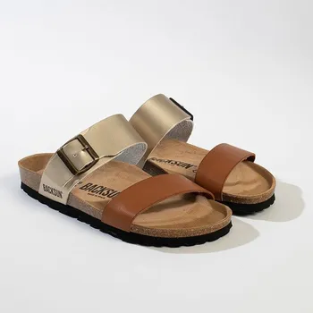 Dámské žabky BACKSUN Gold/ Hellbraun 9389013 40