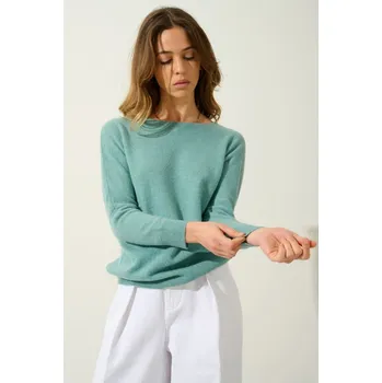 Dámský svetr AUTHENTIC CASHMERE Cyan 6783029 XL