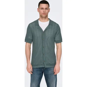 Pánský svetr Svetr ONLY & SONS Türkis 271971 L