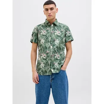 Pánské oblečení Košile Jack & Jones Grün 5705509 L