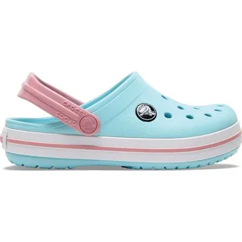 Dívčí pantofle Crocs Hellblau/ Rosa 6540120 28