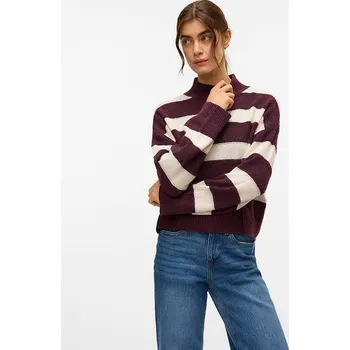 Dámská móda Vero Moda Bordeaux/ Creme 6291144 M