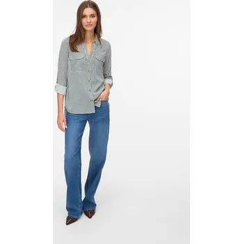 Dámská košile Košile Vero Moda Weiß/ Grün 411851 S