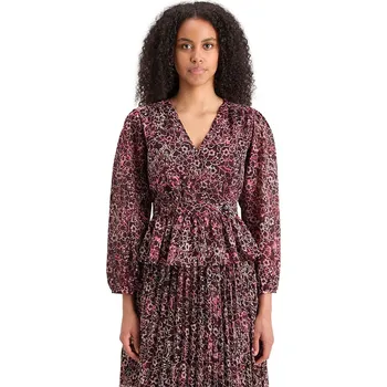 Dámské tričko Scotch & Soda Bordeaux 5853888 42