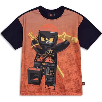 Oblečení a móda Tričko LEGO Schwarz/ Orange 5757535 98