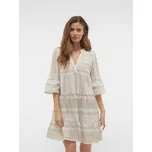 Šaty Vero Moda Weiß/ Beige 9624286 M