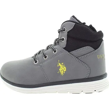 Dívčí kozačky Boty U.S. Polo Assn. Grau 2595444 27