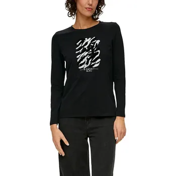 Dámské tričko s.Oliver Schwarz 204321 40