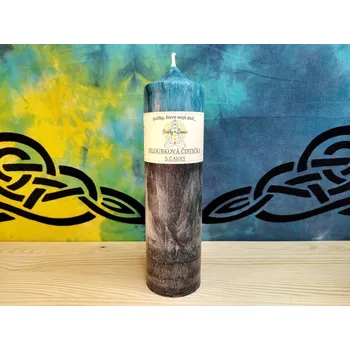 Svíčka 21 x 6 - 5.Čakra - VNITŘNÍ HLAS