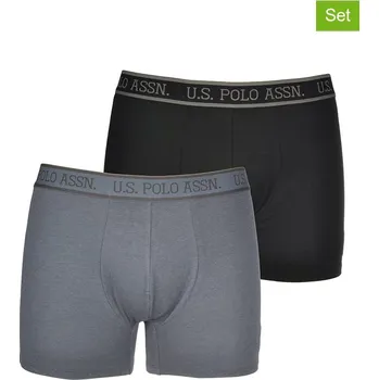 Boxerky Boxerky U.S. Polo Assn. Schwarz/ Grau 6761924 XXL