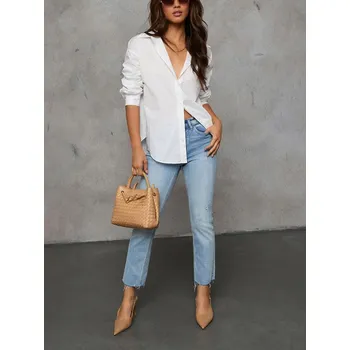 Dámská košile Košile Milan Kiss Weiß 5481478 XL