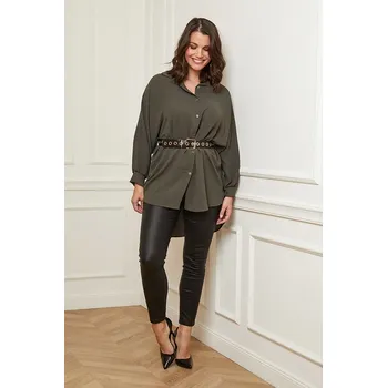 Dámská košile Košile Curvy Lady Khaki 412826 48/50