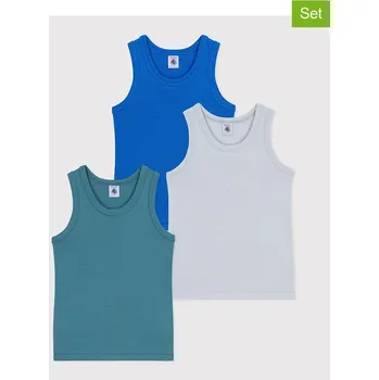 Chlapecké tričko Tričko PETIT BATEAU Hellblau/ Grün/ Blau 6476744 86