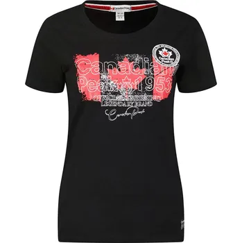 Dámské tričko Tričko Canadian Peak Schwarz 3799666 M