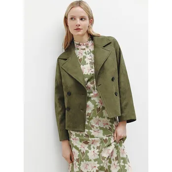 Dámská vesta Bunda More & More Oliv 9382305 42