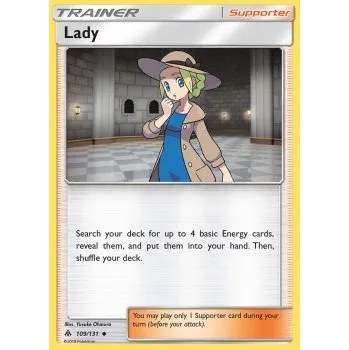 Karetní hra Pokémon FLI 109/131 Lady - Forbidden Light Stav: Excellent, Verze: REVERSE HOLO