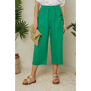 Dámské kalhoty Lin Passion Grün 2955355 40/42