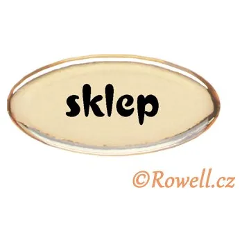 Dveřní kování SD. Štítek zlatý 'sklep' (SD. Štítek zlatý 'sklep')