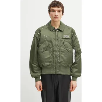 Pánské oblečení Bomber bunda Alpha Industries, M, zelená, 91X