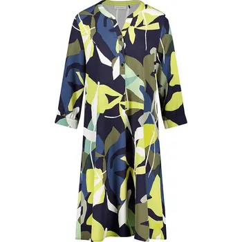 Dámské šaty Šaty Gerry Weber Gelb/ Dunkelblau/ Khaki 3932660 36