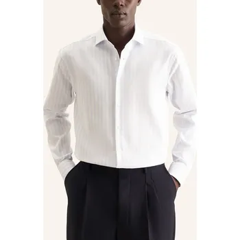 Pánská košile Košile Seidensticker Hellblau/ Weiß 4437140 39