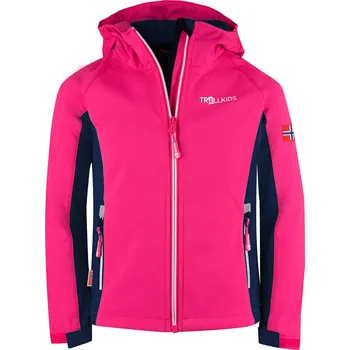 Dívčí bunda Trollkids Pink/ Dunkelblau 1856704 164