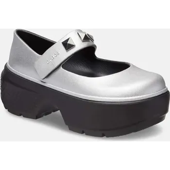 Dámské baleríny Crocs Silber/ Schwarz 9519691 37